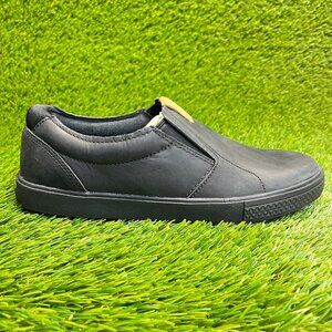 Merrell Barkley Moc Mens Size 7 Black Casual Classic Slip On Loafer Shoes